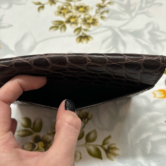 Anya Hindmarch Dark Brown Leather Wallet - Picture 6 of 13